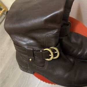 Brown Leather Women's Boots